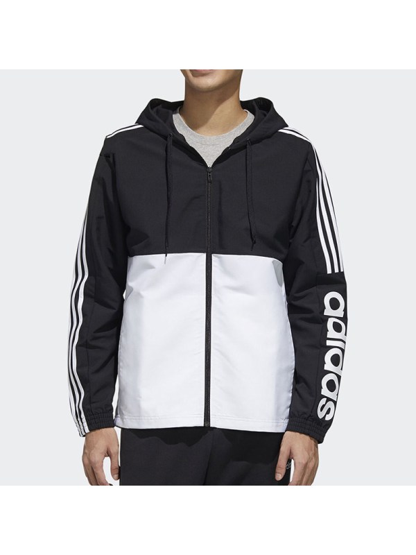 Adidas阿迪达斯男装2021春季新款训练运动服连帽夹克外套FL8627