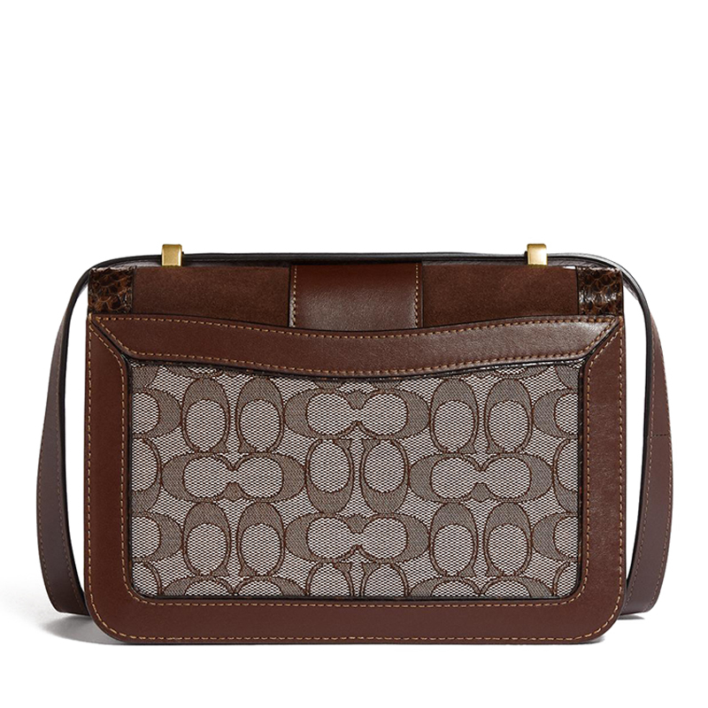 COACH ALIE 口盖包 方扣马车标 C0712