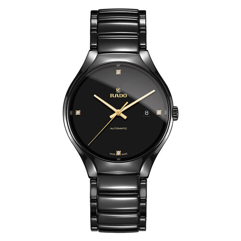雷达(RADO)瑞士手表真系列时尚休闲简约商务自动机械男士手表R27056712