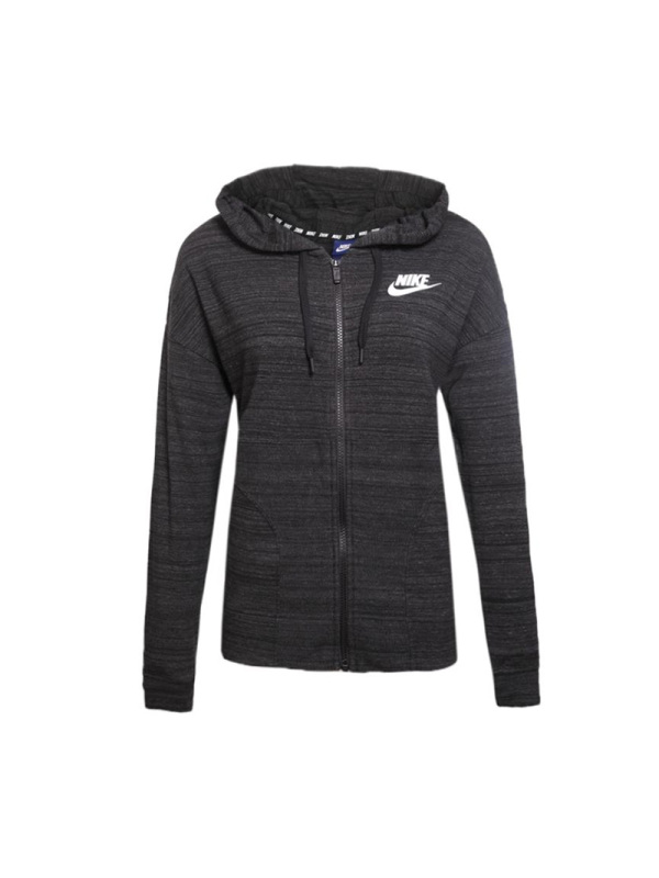 耐克NIKE女装运动训练透气连帽夹克外套853977-010