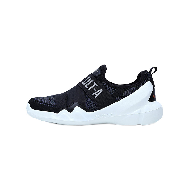 Skechers斯凯奇情侣DLTA懒人休闲鞋 一脚套潮鞋熊猫鞋 88888101
