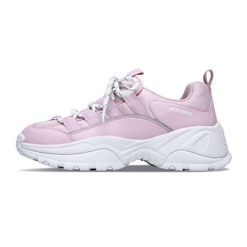 Skechers斯凯奇女鞋新款小白鞋D’LITES厚底增高熊猫鞋老爹鞋13410图片