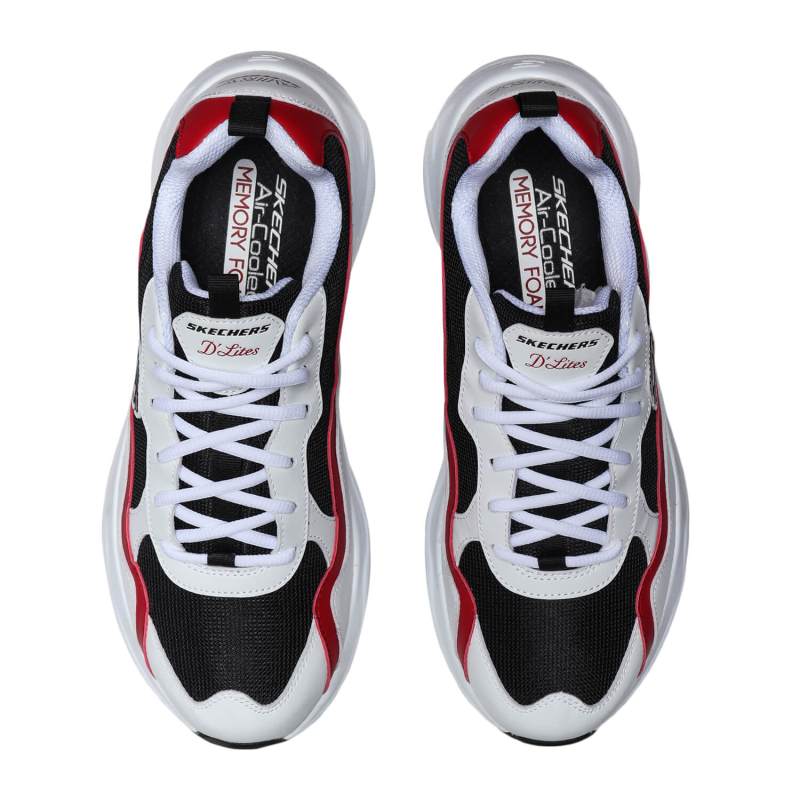【自营】Skechers斯凯奇男鞋休闲鞋Dlites厚底时尚熊猫鞋999859