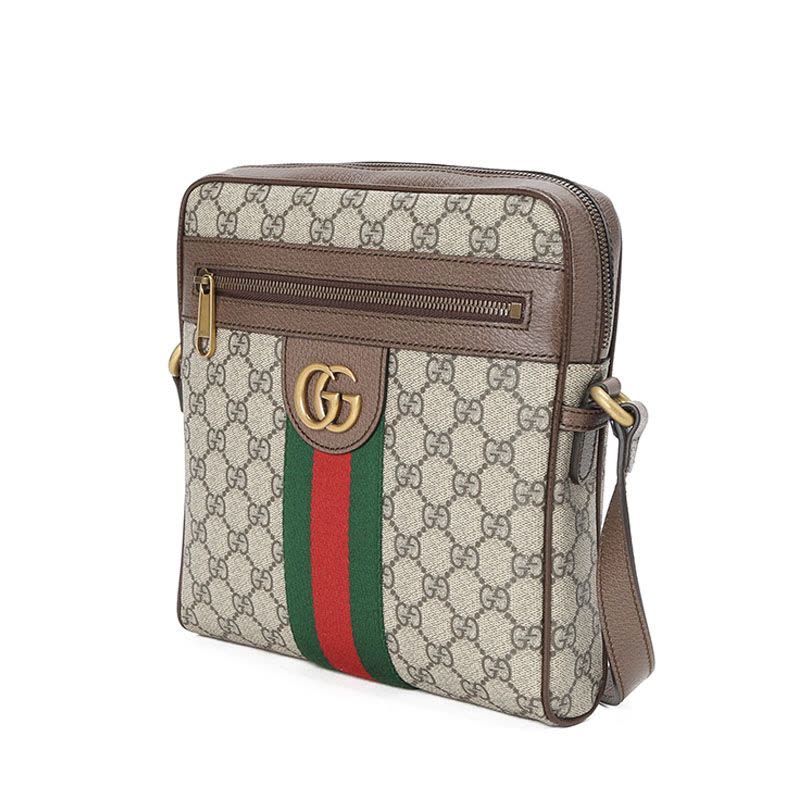 【预定】GUCCI Ophidia GG斜挎邮差包 547926小号 23*24*5.6CM图片