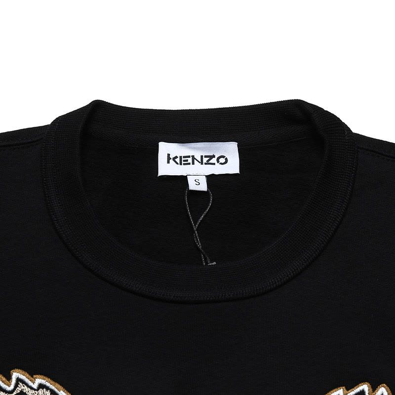 高田贤三 KENZO 女士 棉质圆领长袖卫衣运动衫FB6 2SW824 4XA图片