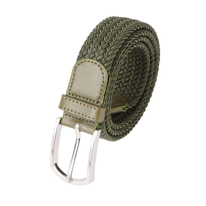 时尚男裤腰带针扣礼物礼盒男款皮带扣编织男生休闲腰带男士皮带