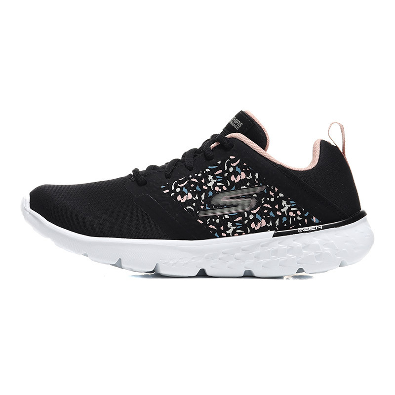 Skechers斯凯奇女鞋跑步鞋GO RUN 400时尚轻便运动鞋15298 15298/BKMT黑色+多彩色