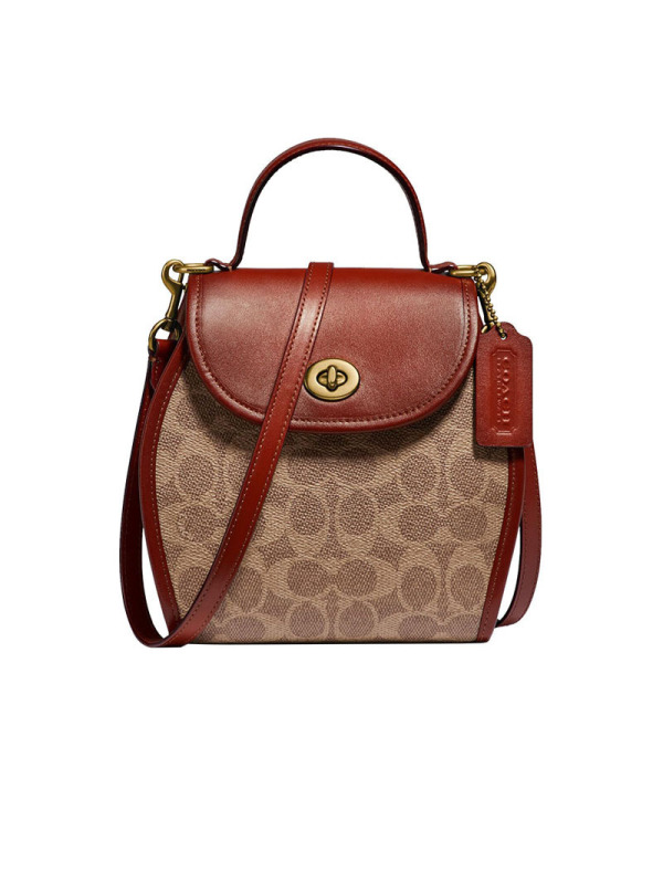 【预定】COACH/蔻驰 旋转扣斜挎包 142 18*17*7CM