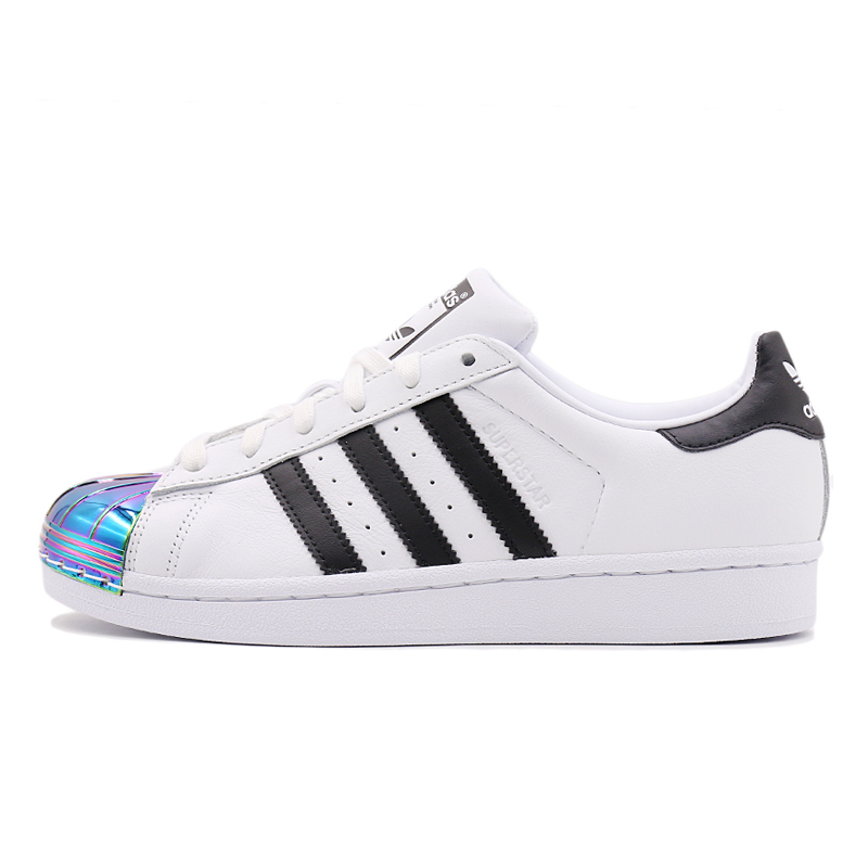 ADIDAS阿迪达斯三叶草女鞋金属贝壳头经典休闲鞋-CQ2610