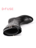 D：Fuse/迪芙斯冬季新款牛皮流苏金属低跟长靴女鞋DF54116036_vYq07
