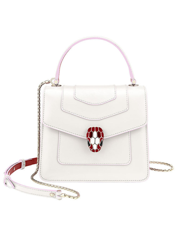 BVLGARI/宝格丽 SERPENTI FOREVER 单肩包 289222 白玛瑙色