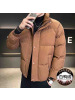 男士羽绒服冬季新款潮牌加厚保暖美式男装立领潮流羽绒面包服外套