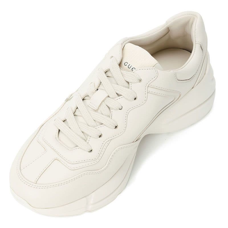 预售 古驰GUCCI Rhyton 老爹鞋 皮带标识粒面皮528892 女士低帮鞋运动鞋图片