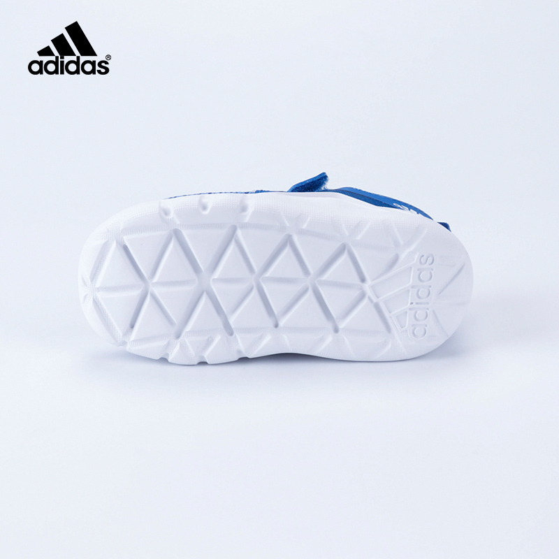 阿迪达斯儿童adidas运动户外男女婴童轻便透气魔术贴跑步鞋cq0096cq