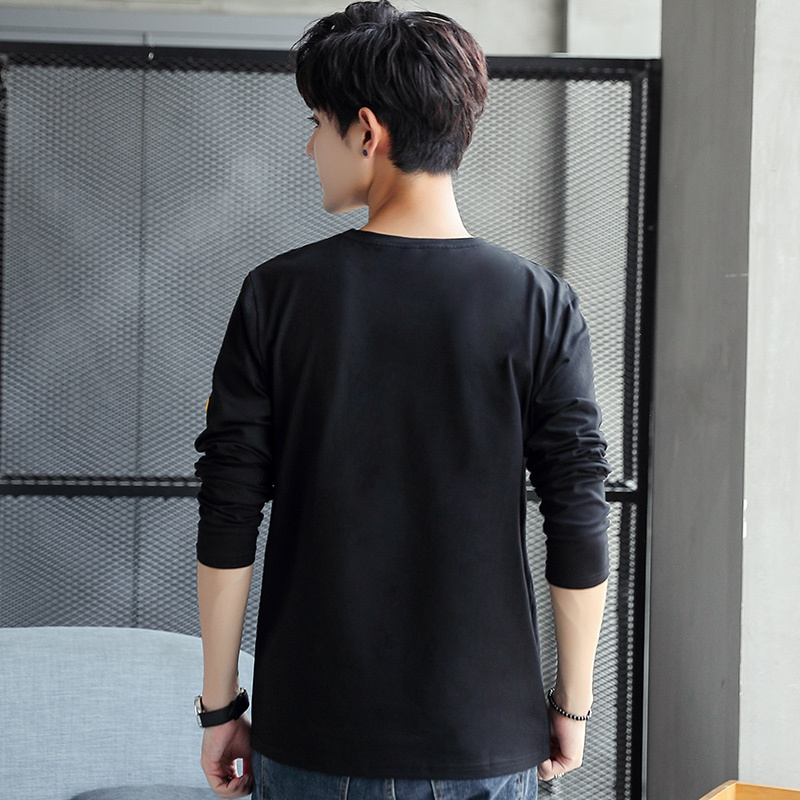 庄吉纯棉夏季男士短袖t恤潮流半袖上衣服2019新款男装白色打底衫体恤JU-MYY6012