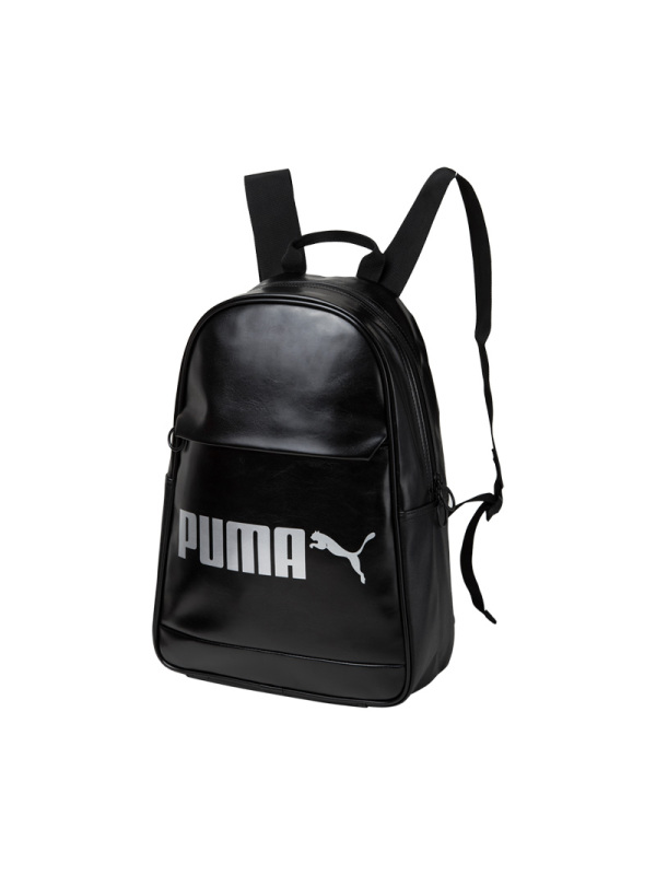 PUMA彪马 中性皮革运动休闲背包 时尚双肩包学生包 075006