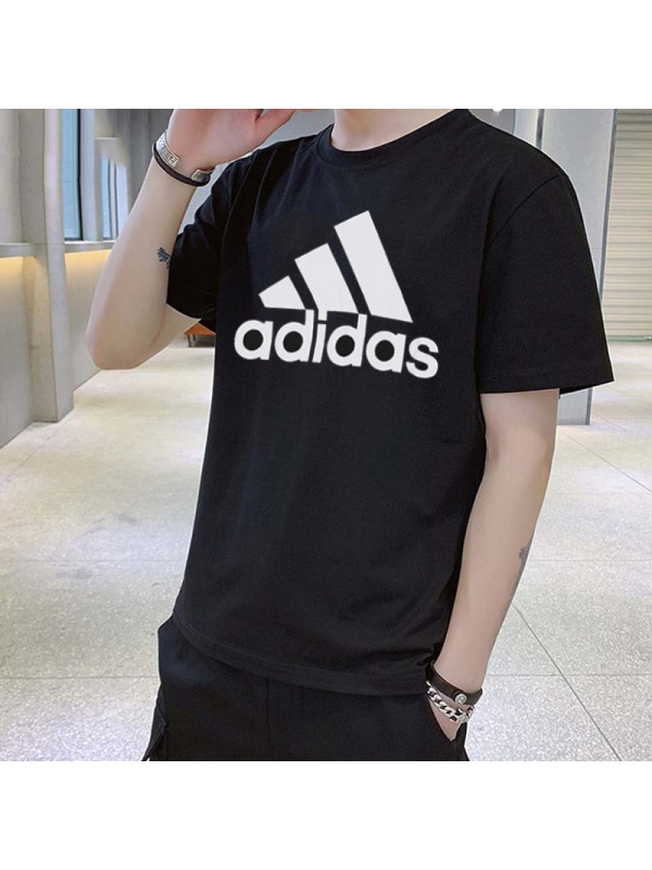 阿迪达斯短袖男2021春季运动服时尚休闲透气T恤潮DT9933