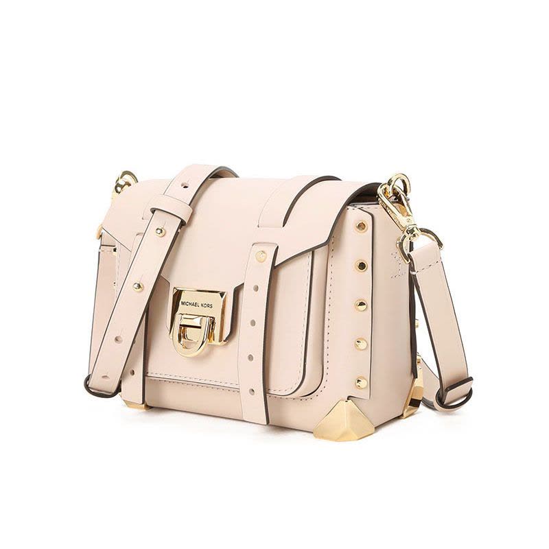 MICHAEL KORS MK Manhattan锁扣口盖包 单肩斜挎包30T9GNCM1L 金扣图片