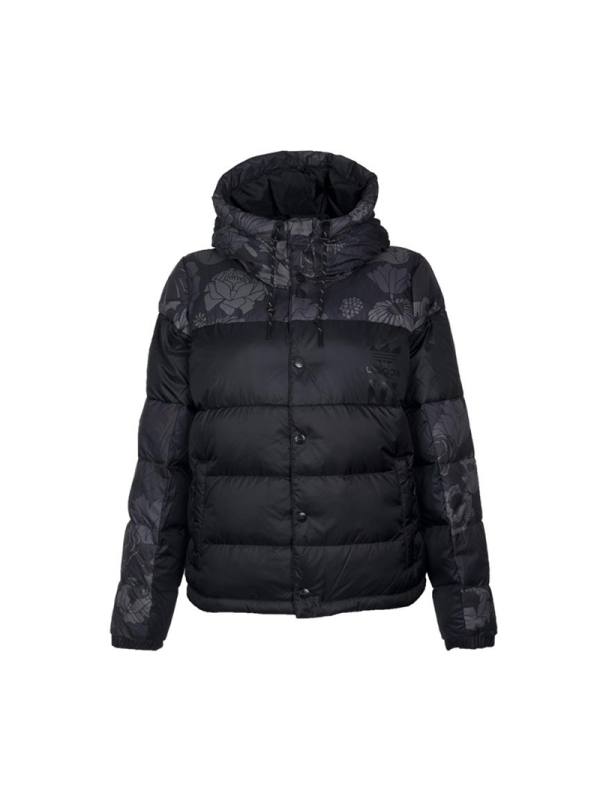 阿迪达斯三叶女装春季女子运动服休闲羽绒服连帽外套AY4805_6