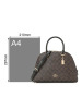 COACH 蔻驰 SIERRA SATCHEL 女士斜挎包 贝壳包 字母马车标织物F2558金扣