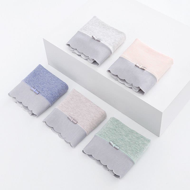 [全员店]无印染彩棉女士内裤 无痕舒适三角裤 100%全棉裆内裤女图片