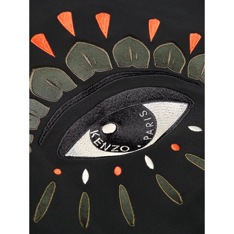kenzo高田贤三 眼睛图案圆领男士长袖卫衣 5sw6041rg99