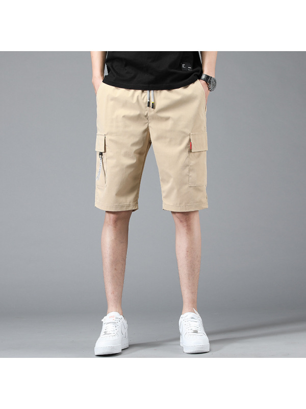 Ceba男马裤 休闲裤 男夏季 五分休闲裤 薄款 精神小伙 工装裤五分 潮