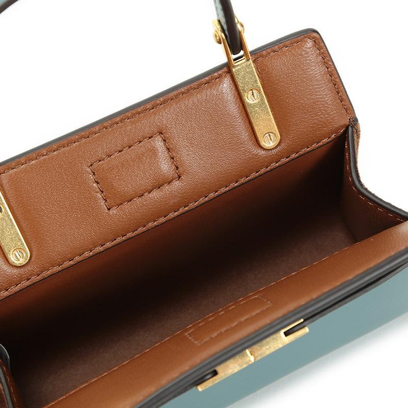 TORY BURCH 托里·伯奇 女士 LEE RADZIWILL系列皮革袖珍手提单肩斜挎包 75787