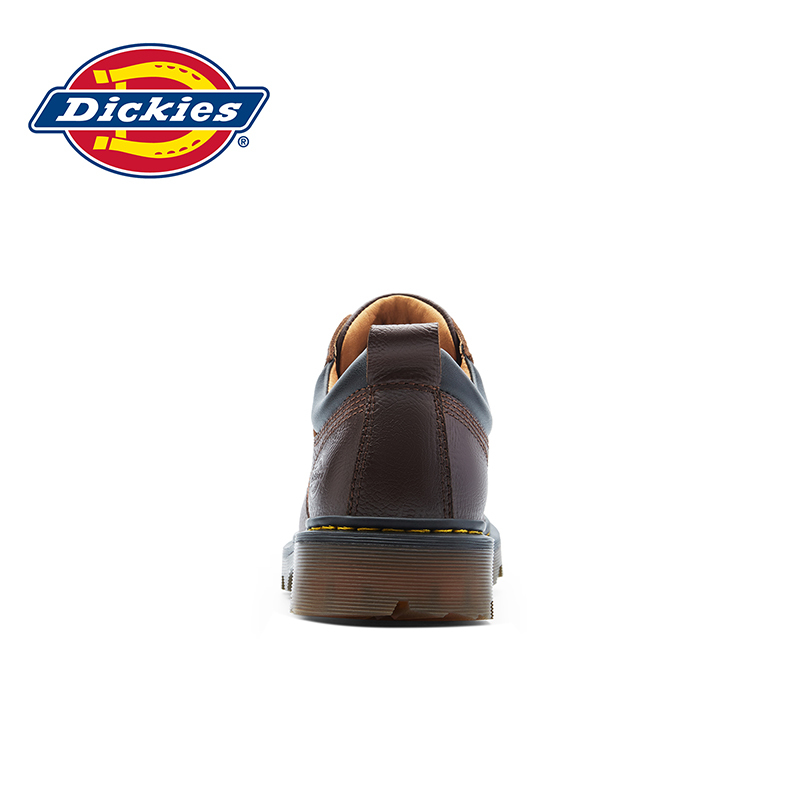 Dickies男鞋皮鞋2021春季新款低帮大头鞋英伦工装鞋真皮男休闲鞋203M50LXS68