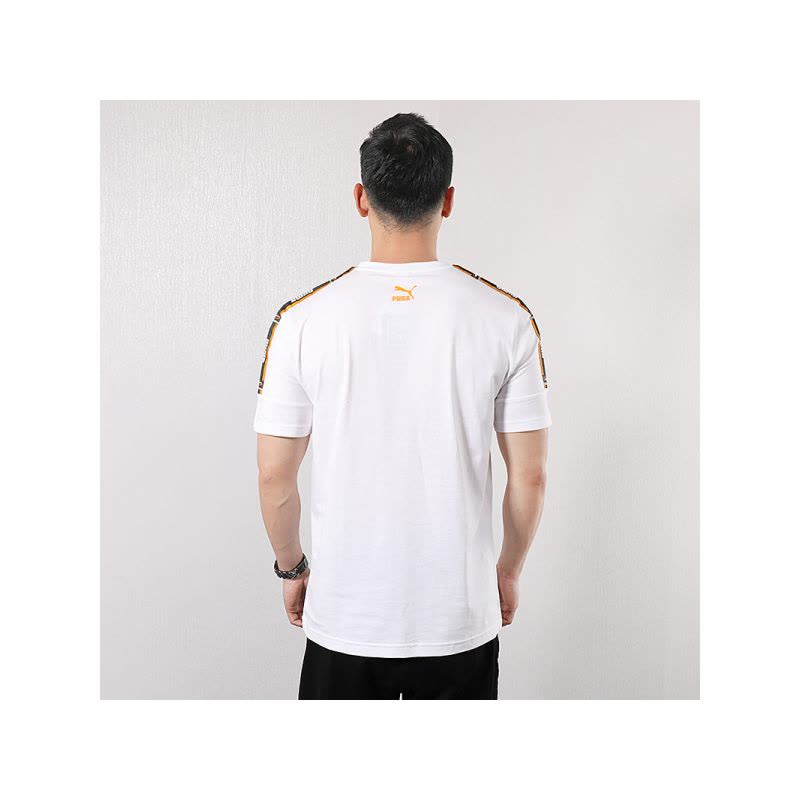 彪马短袖男装运动T恤串标宽松休闲半袖上衣579516-02图片