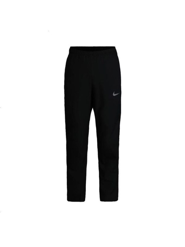 NIKE耐克运动裤男 2018新款跑步训练宽松透气直筒长裤927381-010