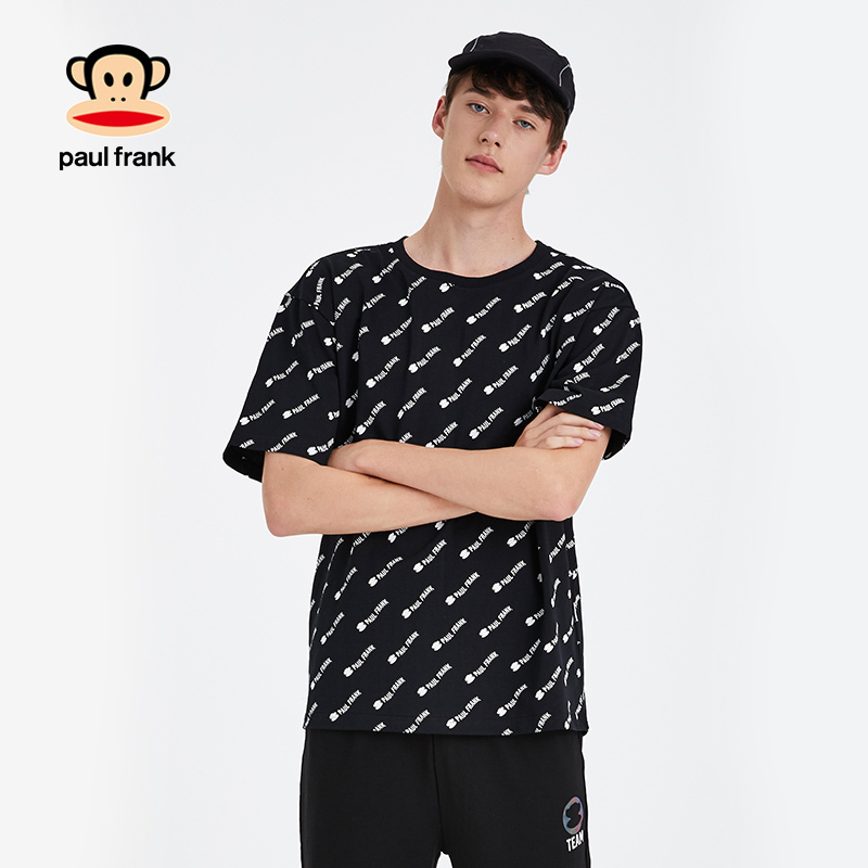 paulfrank大嘴猴春夏款短袖t恤男装韩版logo印花潮流时尚参数