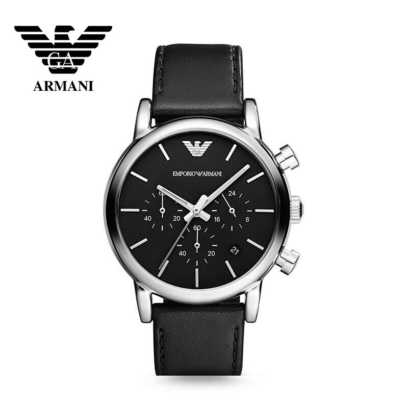 阿玛尼(EMPORIO ARMANI)手表 潮流意大利风格简约时尚男士手表 AR1733