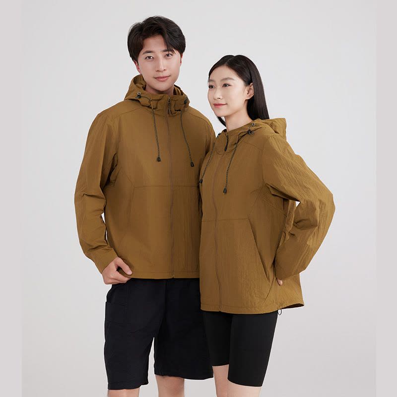 防晒衣男情侣夏季皮肤衣女防紫外线山系风运动透气冰丝防晒服外套图片