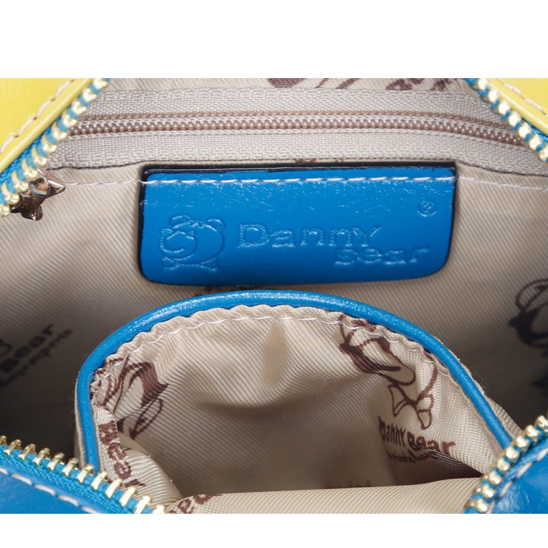 丹尼熊(Danny Bear) 金粉格子熊女式斜挎包DBWB156032-156