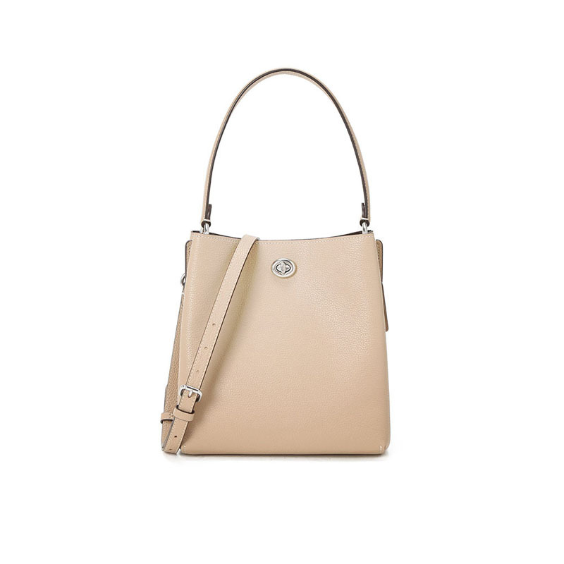 COACH 蔻驰 CHARLIE水桶 女士斜挎包 粒面皮银扣89102