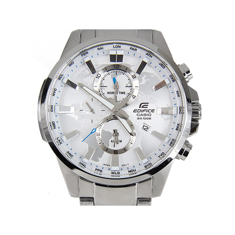 casio卡西欧石英表男edifice系列日韩品牌休闲商务石英防水不锈钢男士