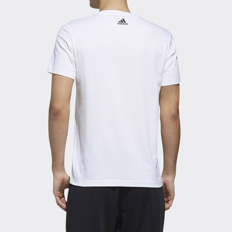 阿迪达斯男服短袖T恤来赛文化休闲运动服DY8705
