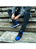 NIKE耐克AIRJORDAN1MIDAJ1黑蓝编织男子高帮篮球鞋919704-006