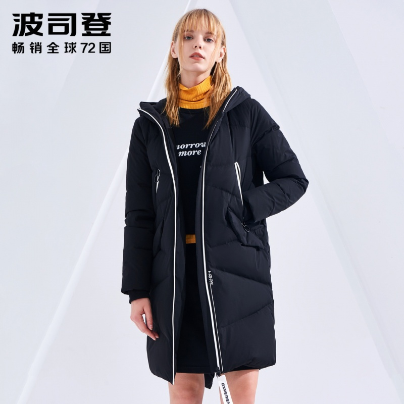波司登2018女式中长款厚羽绒服