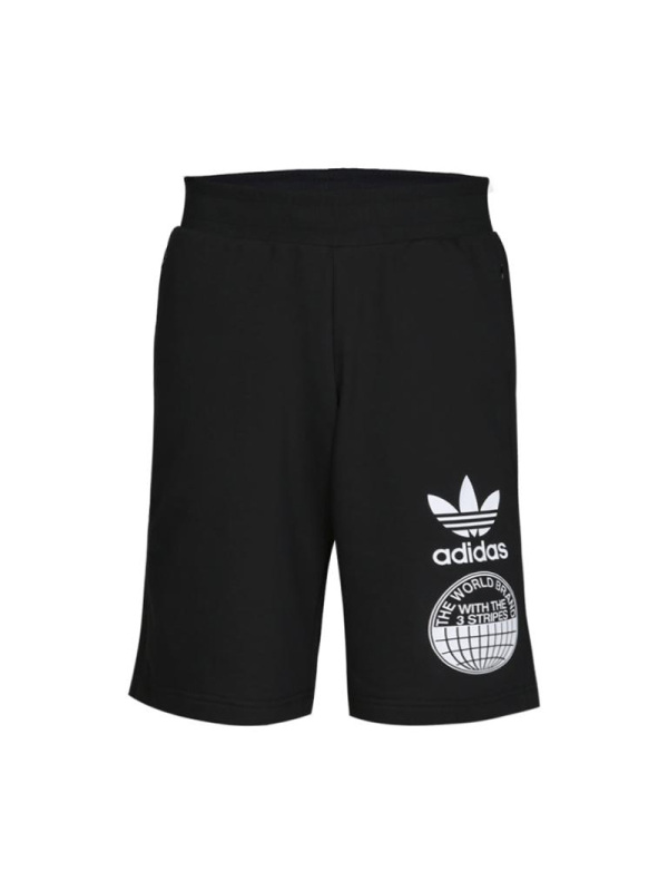 Adidas阿迪达斯三叶夏季运动裤短裤休闲宽松中裤-CZ1755