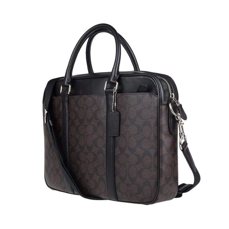 COACH PVC大号公文包棕色F54803