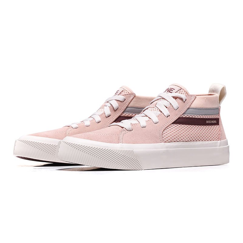 【自营】Skechers斯凯奇女鞋板鞋透气时尚滑板中帮运动鞋18070 18070/LTPK浅粉色