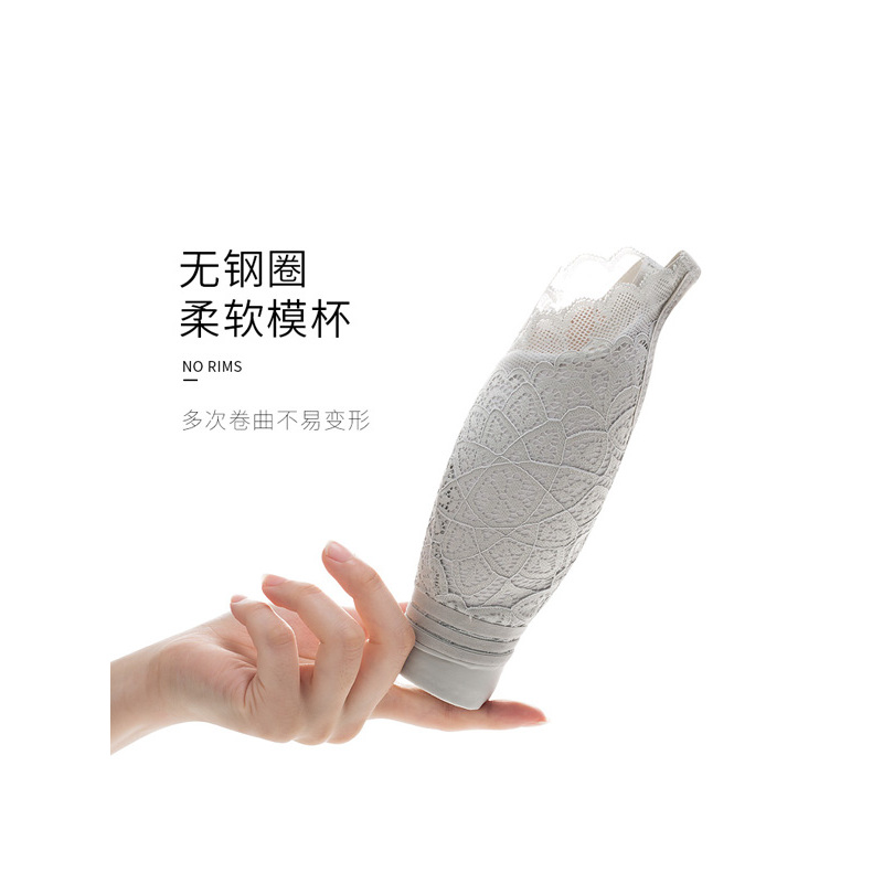 千奈美QIANNAIMEI舒适性感无钢圈小胸聚拢内衣上托女士蕾丝小胸聚拢文胸