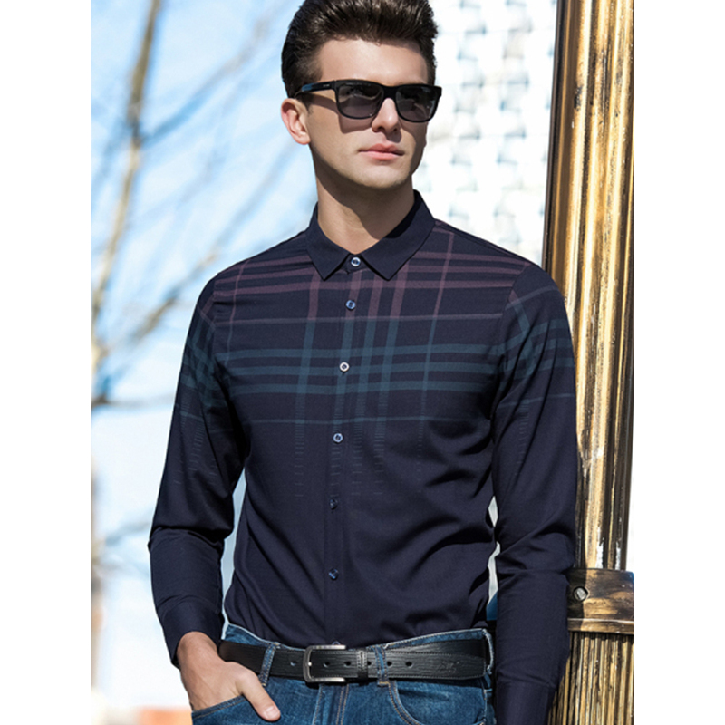 传奇保罗chuanqibaoluo男士衬衫