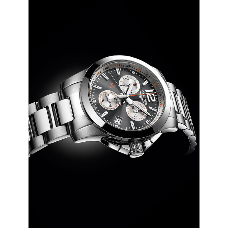 【预售款】LONGINES/浪琴 男士手表康卡斯系列时尚运动石英表防水钢带男表 L3.700.4.79.6