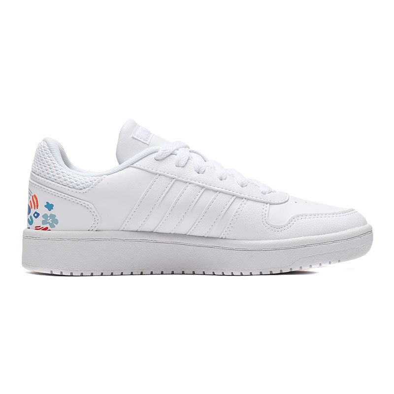【自营】adidas阿迪达斯NEO女运动休闲板鞋EE5823 EE5823白色+青蓝+橙黄