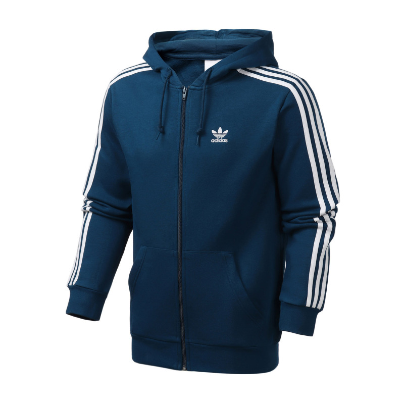 adidas阿迪达斯三叶草男装运动服休闲连帽卫衣dv1556视频
