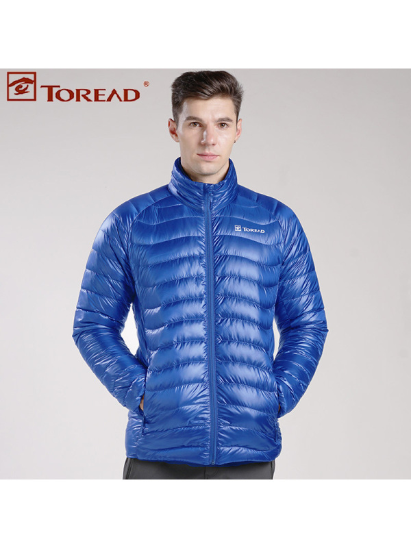 探路者羽绒服女短款冬季男保暖外套时尚户外情侣鸭绒轻薄羽绒