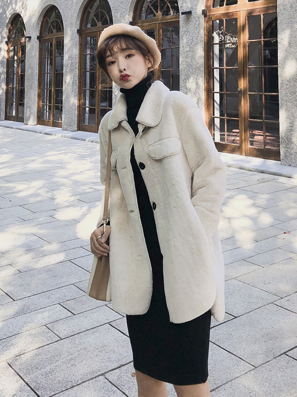 中长款毛衣裙女过膝2018秋冬装新款修身加厚高领打底连衣裙F5572